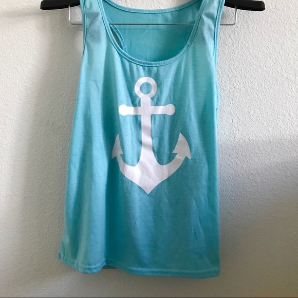 Tank Top with Anchor - Picture 2 of 3